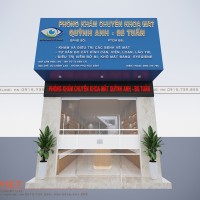 Thiết kế phòng khám chuyên khoa mắt Quỳnh Anh - BS Tuấn